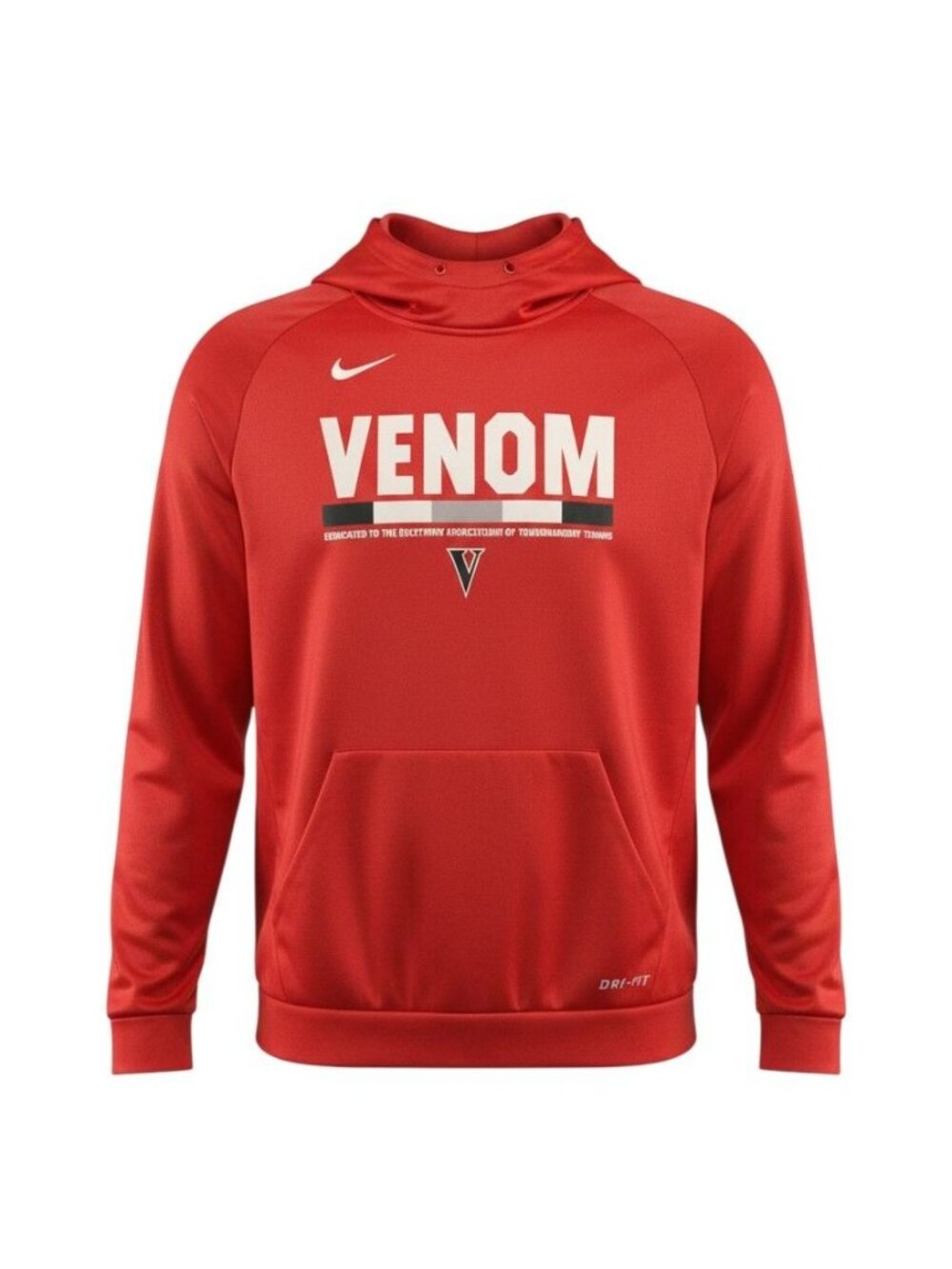 Nike Venom Red Dri-Fit Pullover Hoodie XL